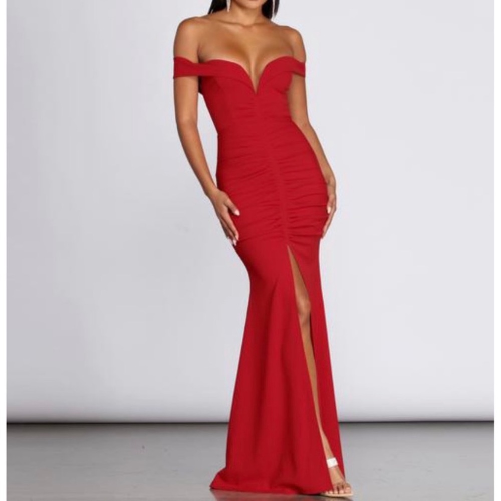 Red dress